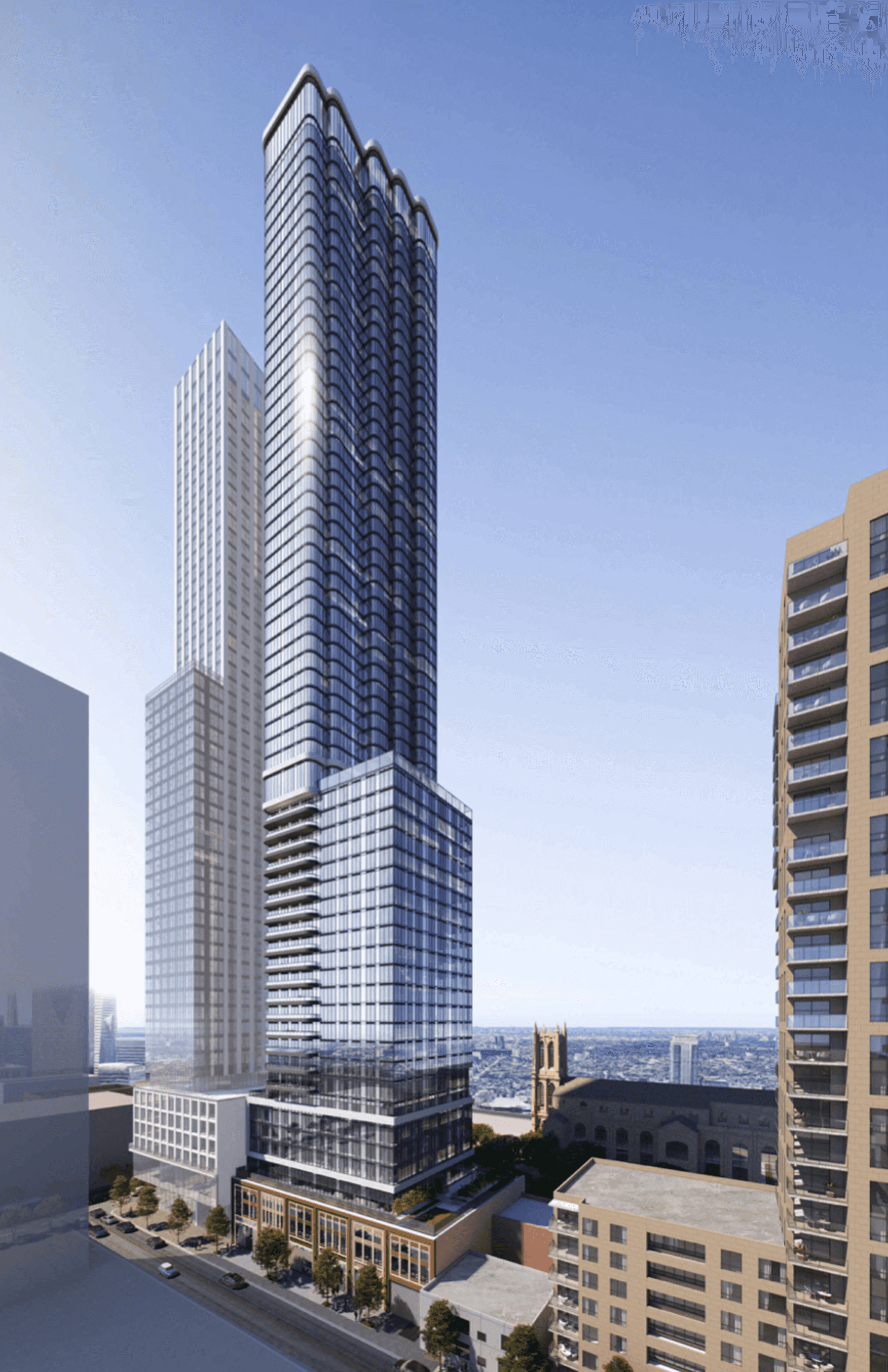 타워 서측 전경 (Graziani + Corazza Architects)