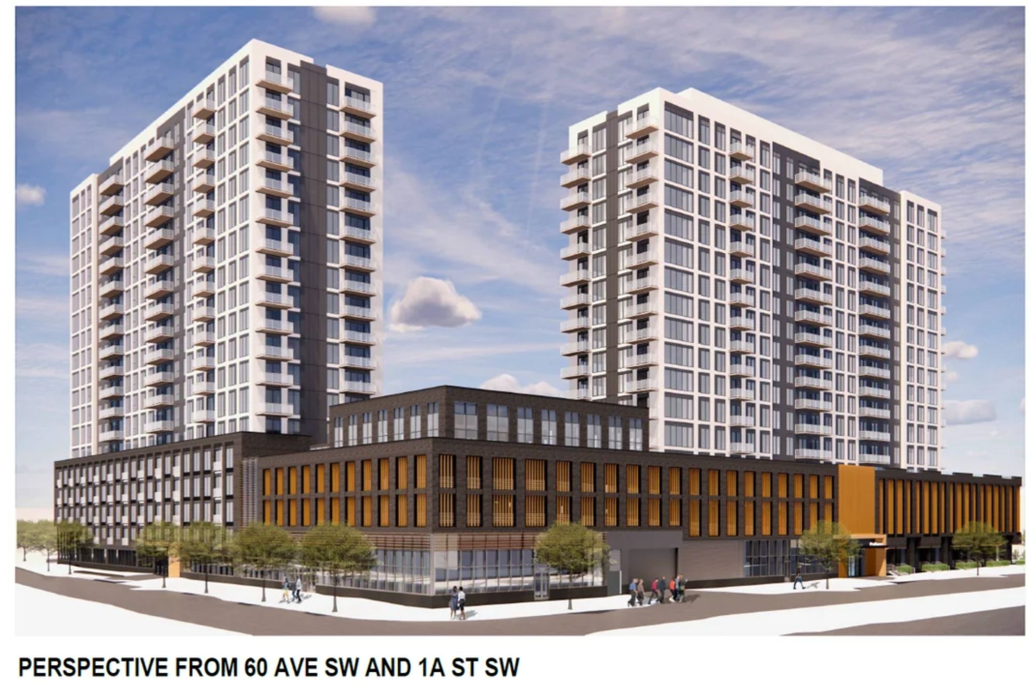 Cadillac Fairview·Zeidler Architecture가 설계한 단지 컨셉