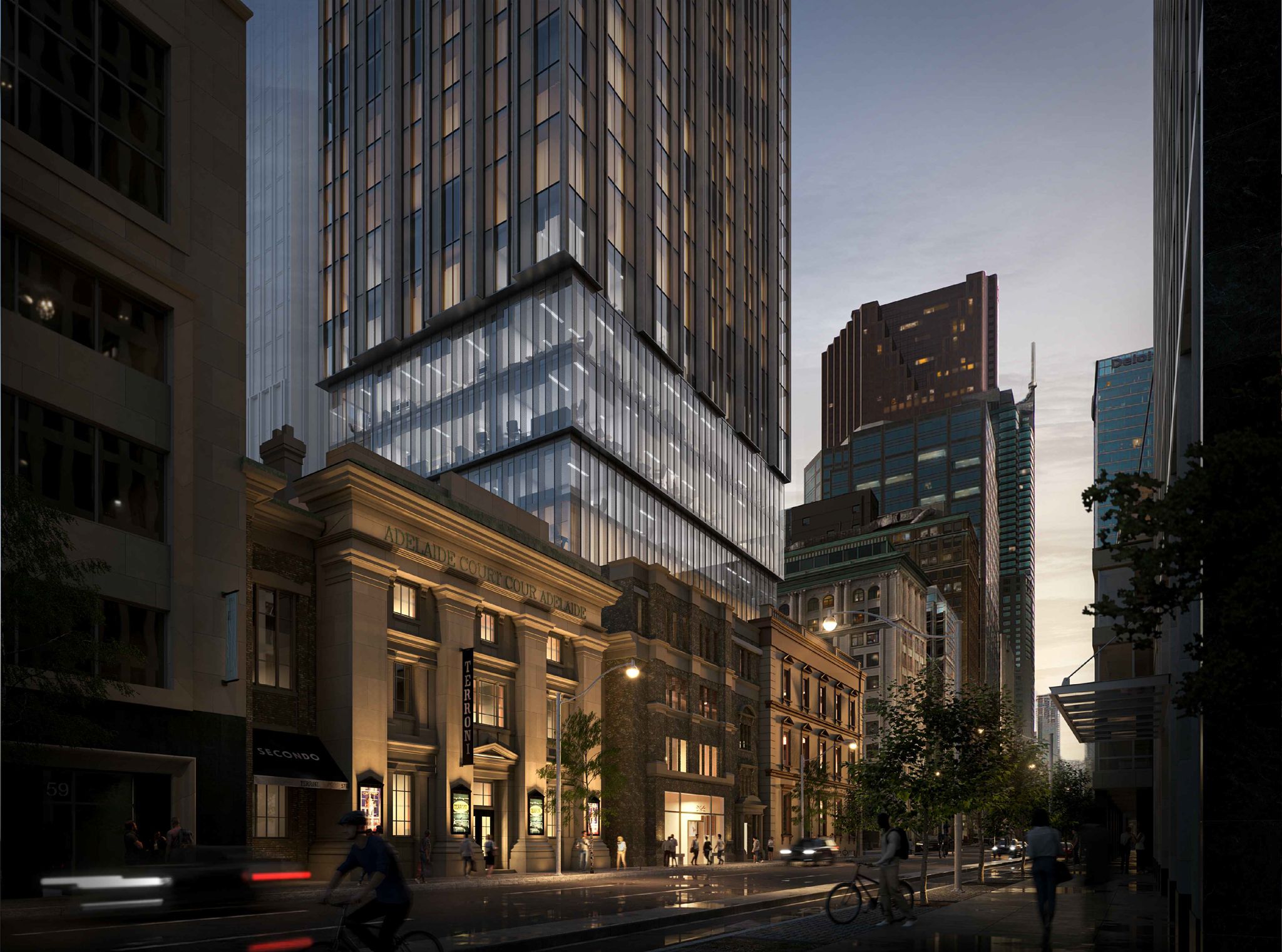23 Toronto Street 타워 외관 렌더링