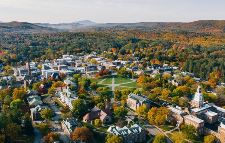 다트머스 칼리지 항공 전경 (Dartmouth)