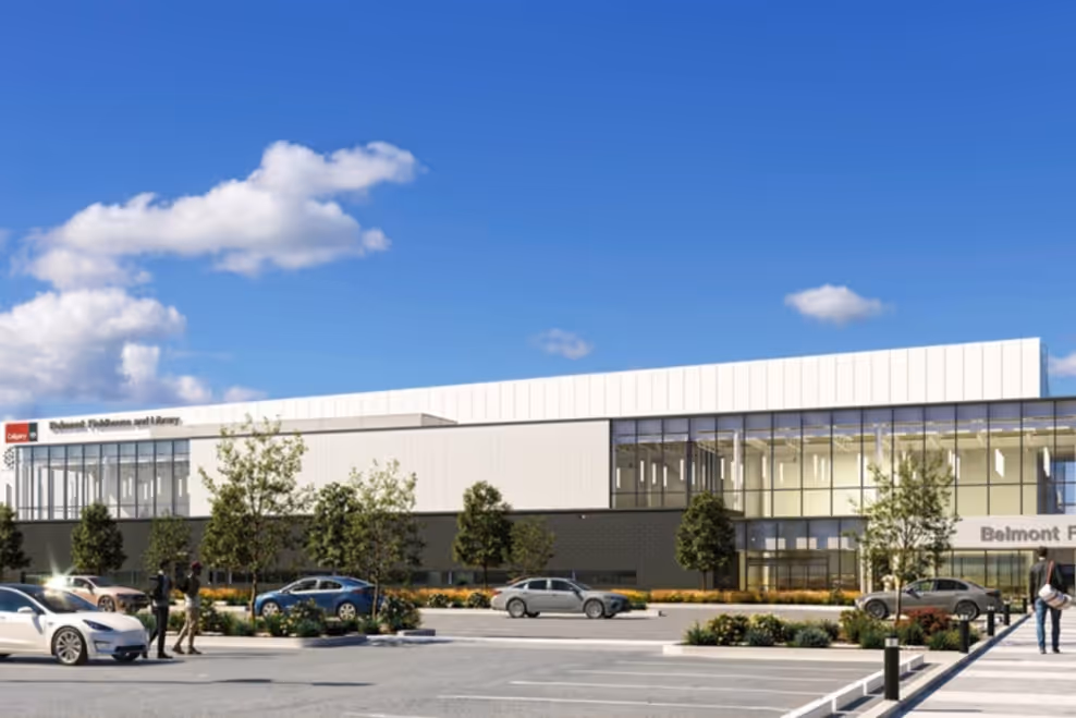 Belmont Fieldhouse & Library 조감도 (City of Calgary)