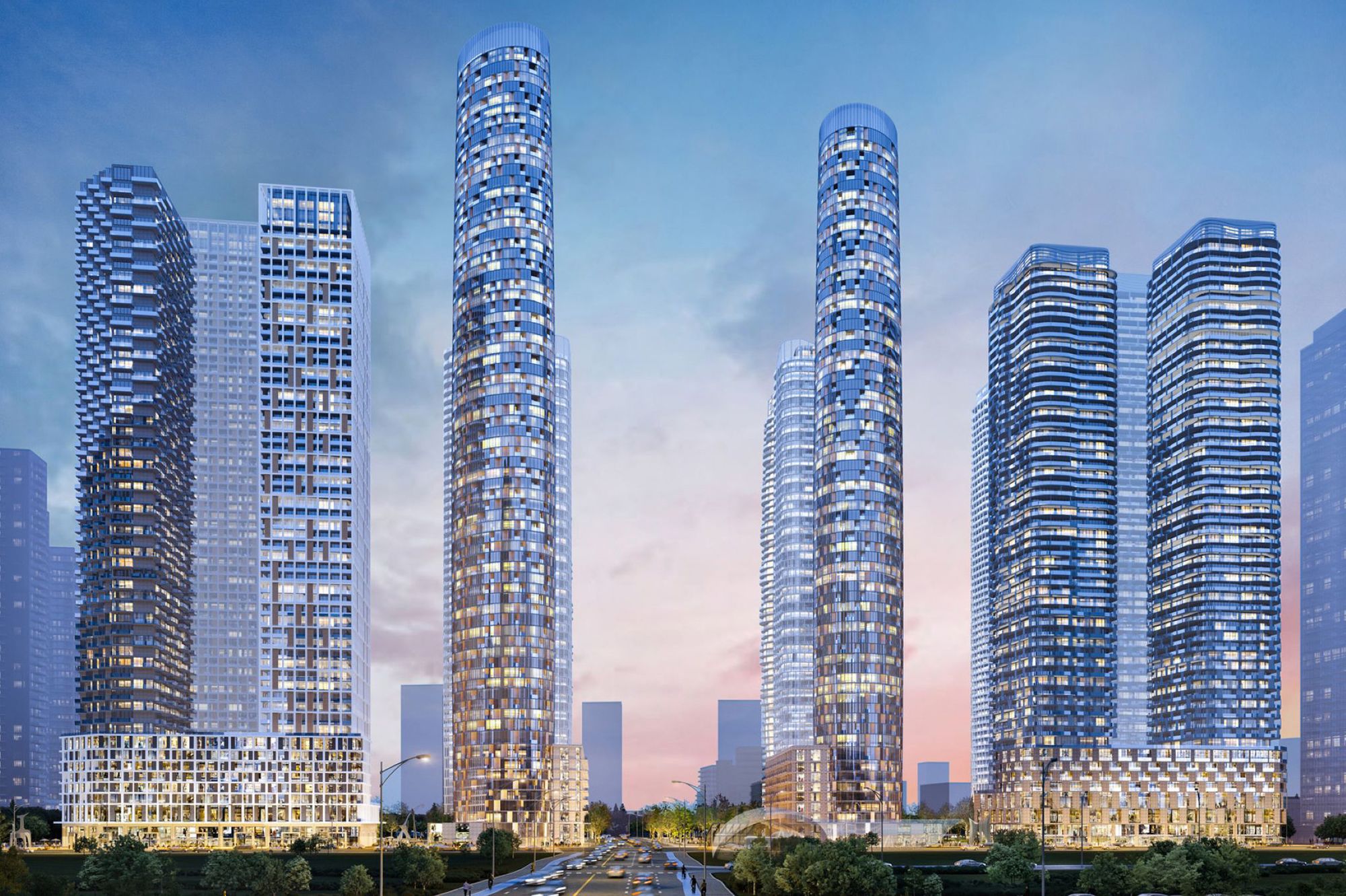 Toromont Master Plan 1단계 조감도