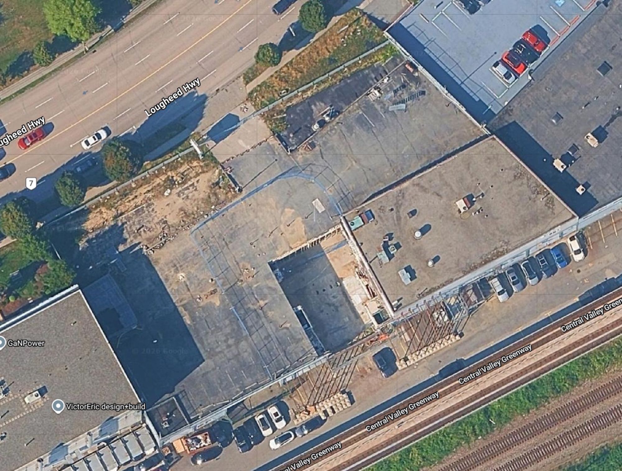 2022년 지붕 붕괴 사고가 난 3432 러기드 하이웨이 현장 (Google Maps)