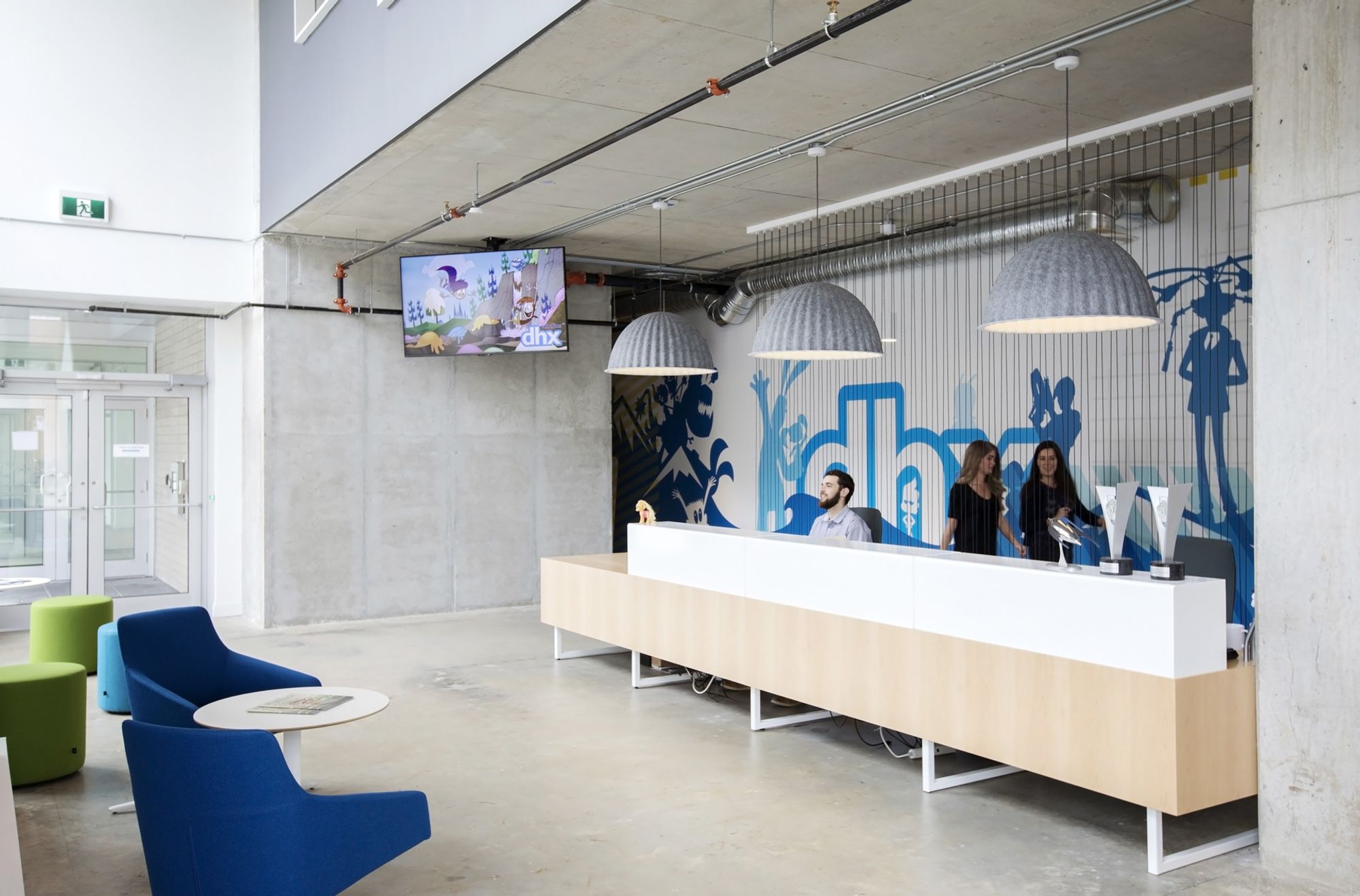 와일드브레인 스튜디오 내부 (Evoke International Design)