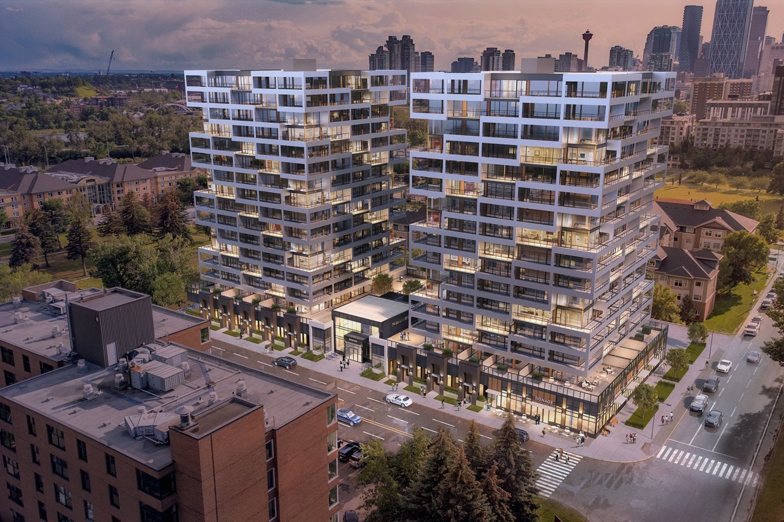 포플린 조감도 (제공: Bucci Developments)