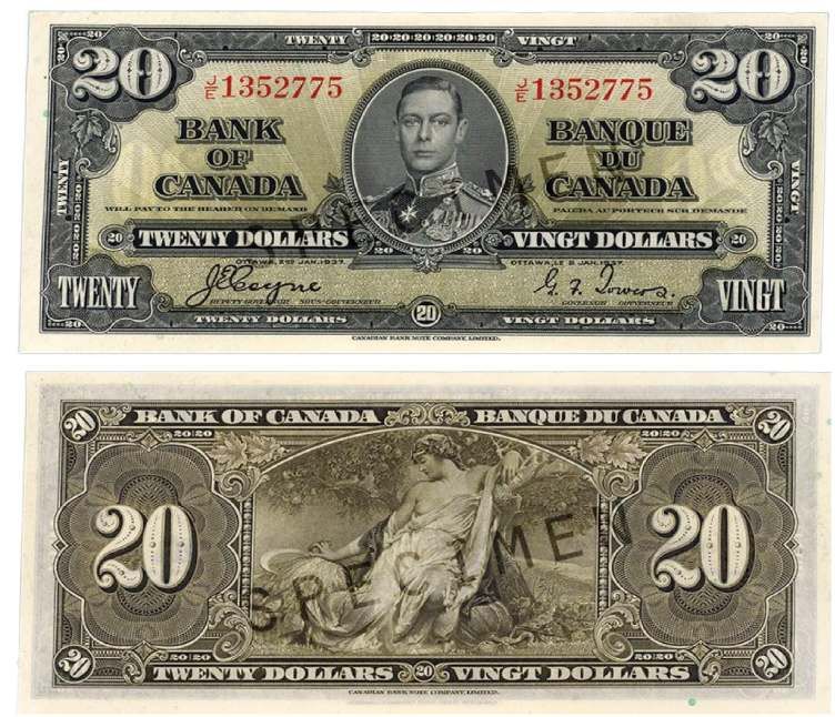 1937년 20달러 지폐