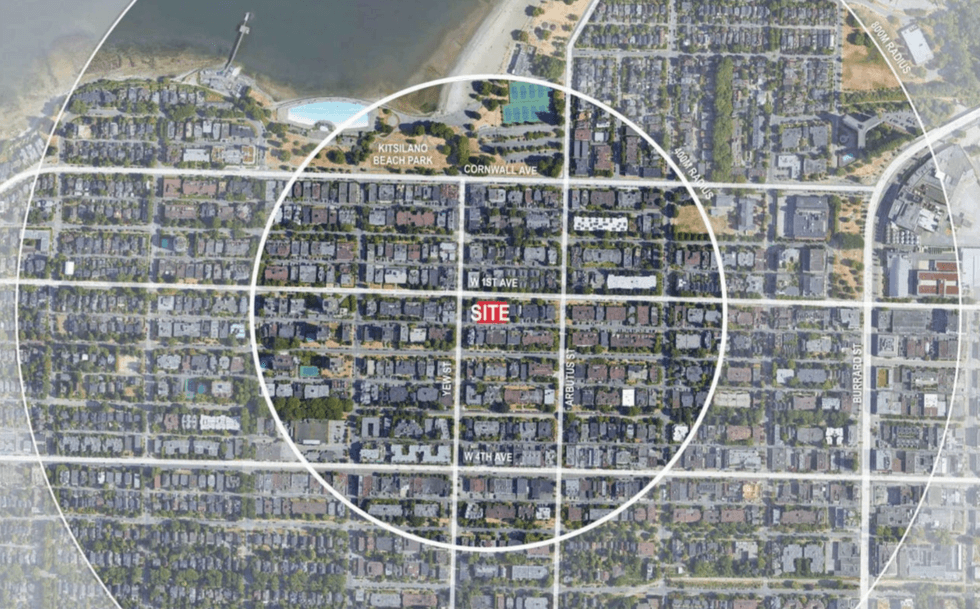 2158-2170 W 1st Avenue 26층 임대·호텔 타워 제안(Chris Dikeakos Architects·Millennium Development)